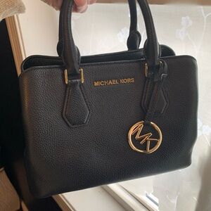 Michael Kors Black Leather Handbag